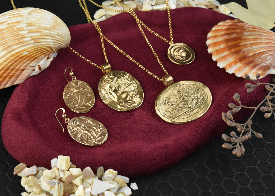 Hades & Persephone Cameo Necklace