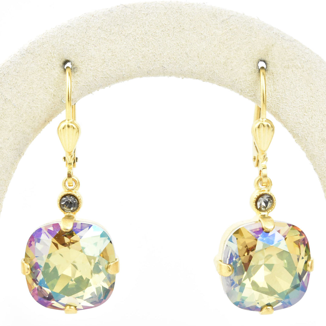 Classic Crystal Drops in Gold Plate