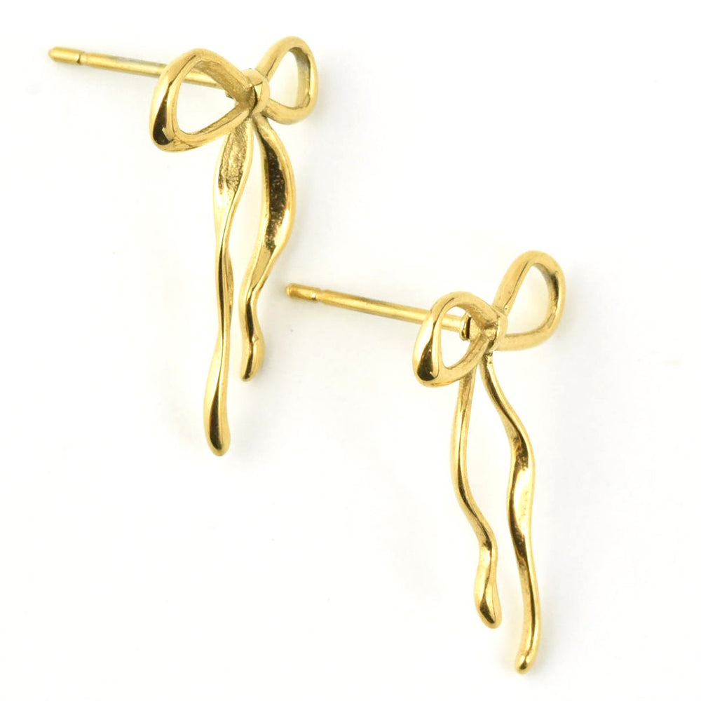 Dainty Bow Studs - Goldmakers Fine Jewelry