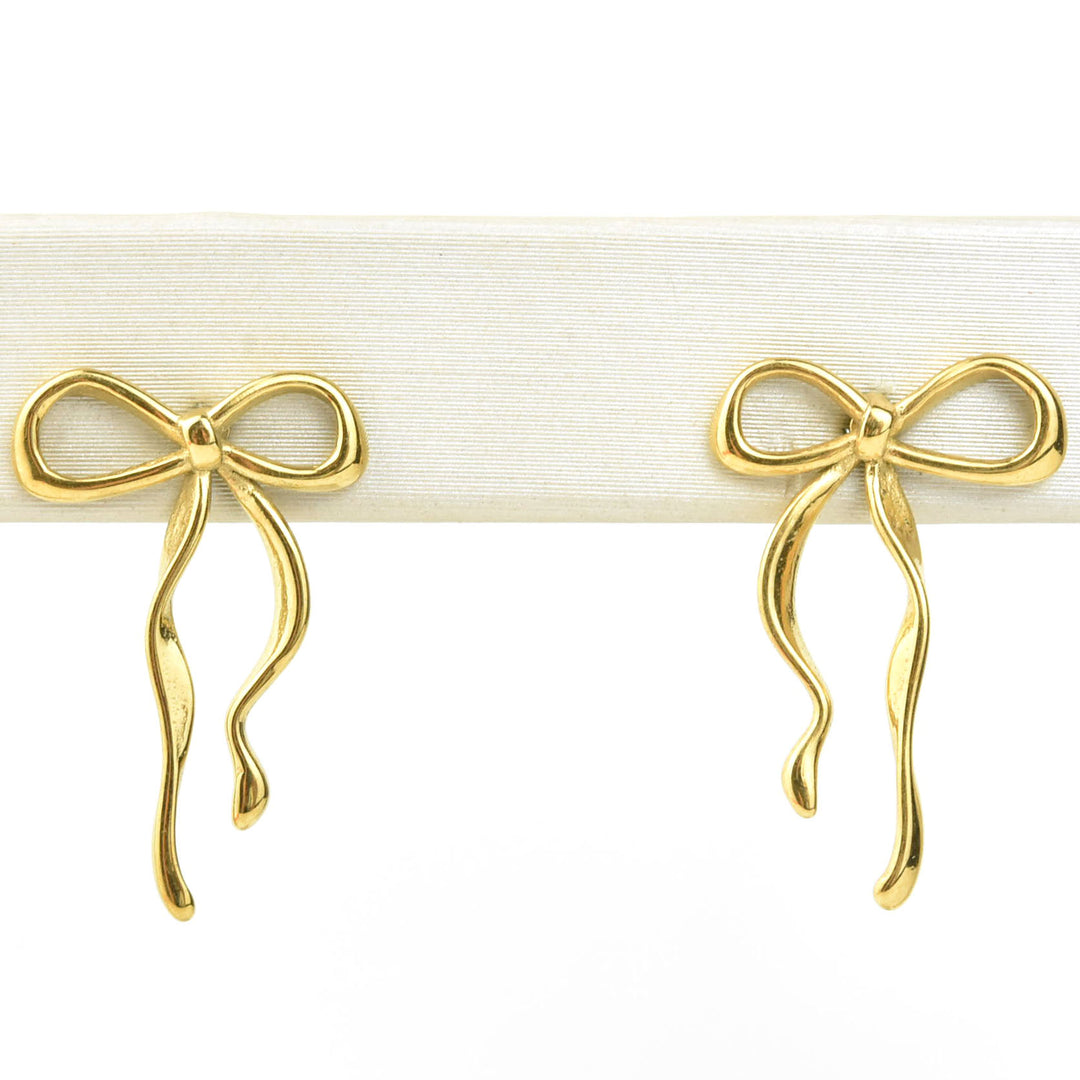 Dainty Bow Studs - Goldmakers Fine Jewelry