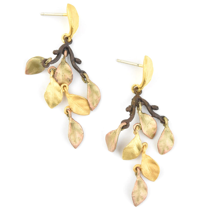 Golden Autumn Post Earrings