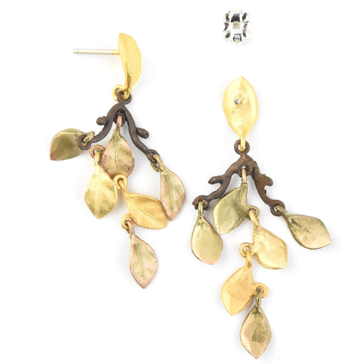 Golden Autumn Post Earrings