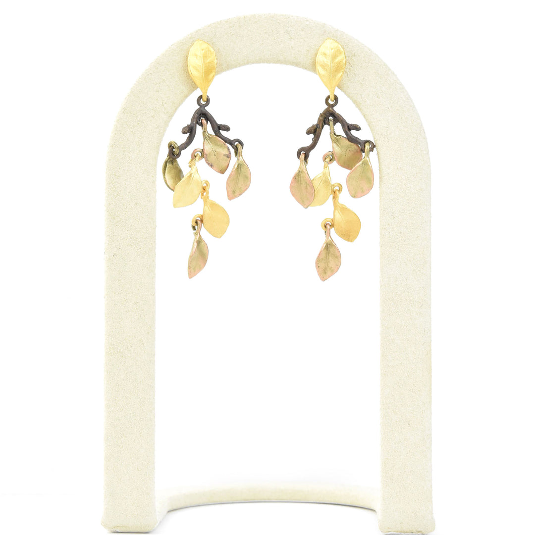 Golden Autumn Post Earrings