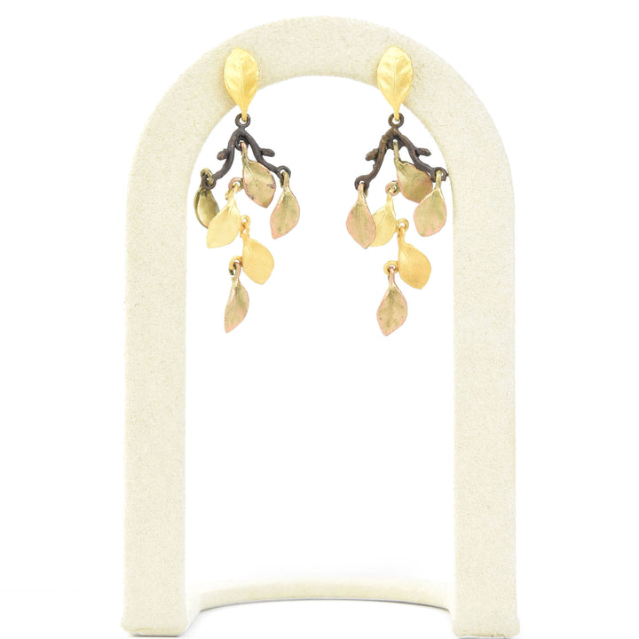 Golden Autumn Post Earrings