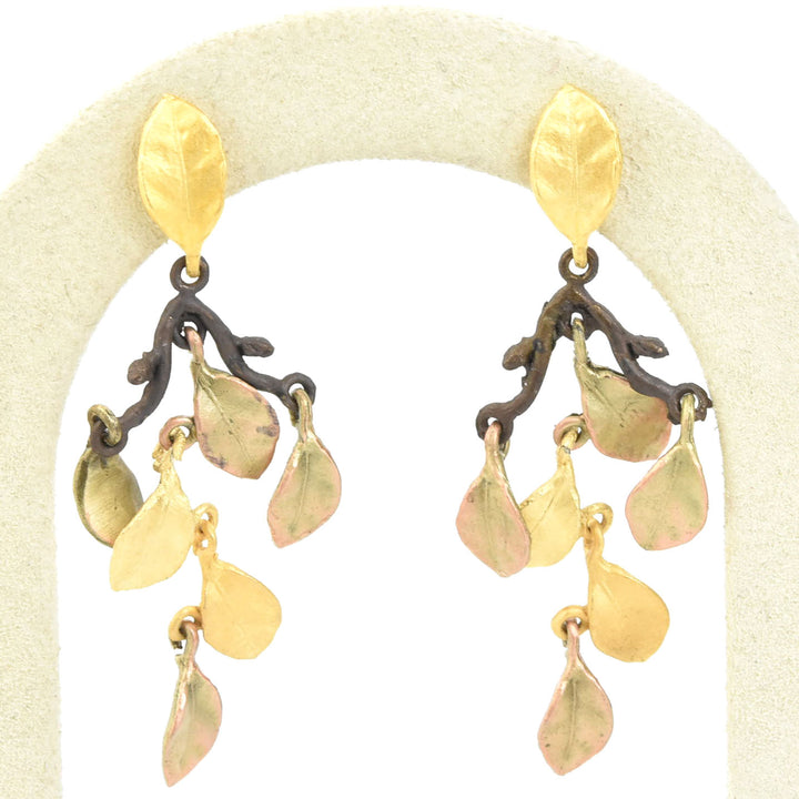 Golden Autumn Post Earrings