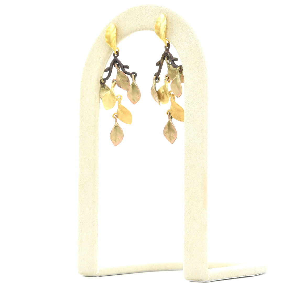 Golden Autumn Post Earrings