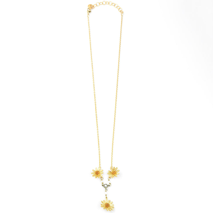 Golden Daisy Necklace