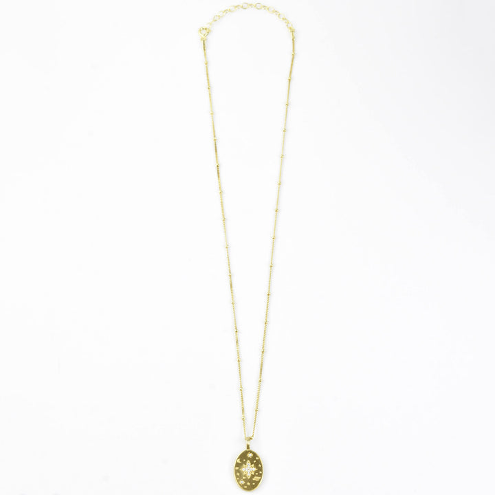 Golden North Star Necklace