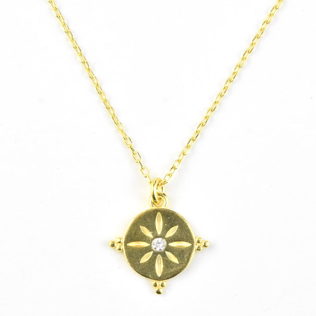 Golden Sunburst Necklace