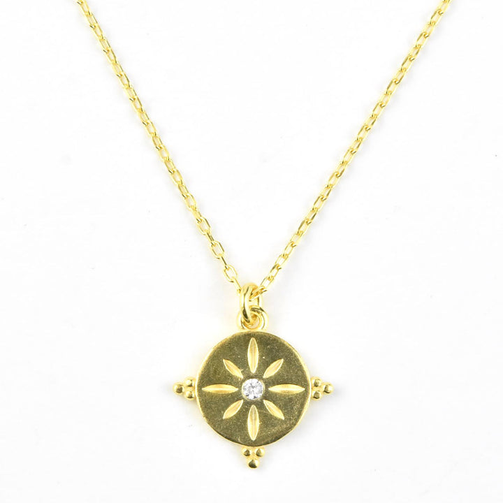 Golden Sunburst Necklace