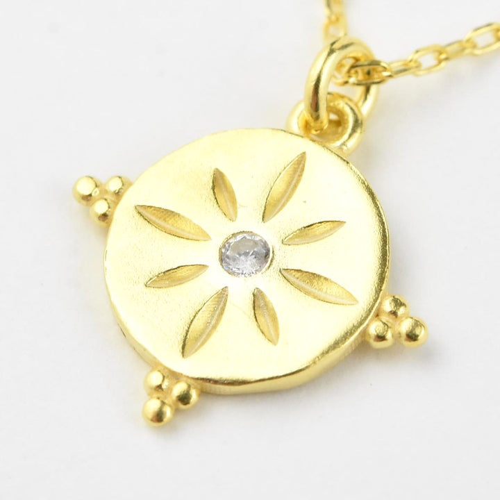 Golden Sunburst Necklace
