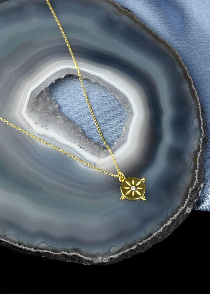 Golden Sunburst Necklace