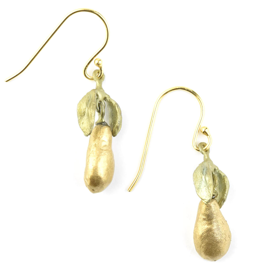 Golden Pear Earrings - Goldmakers Fine Jewelry