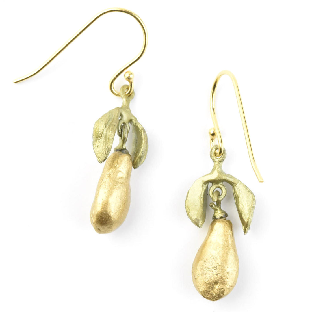 Golden Pear Earrings - Goldmakers Fine Jewelry