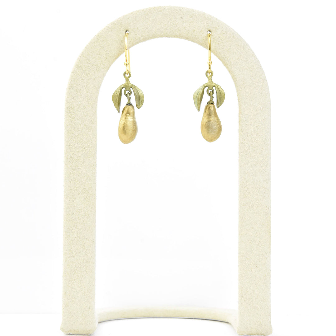 Golden Pear Earrings - Goldmakers Fine Jewelry
