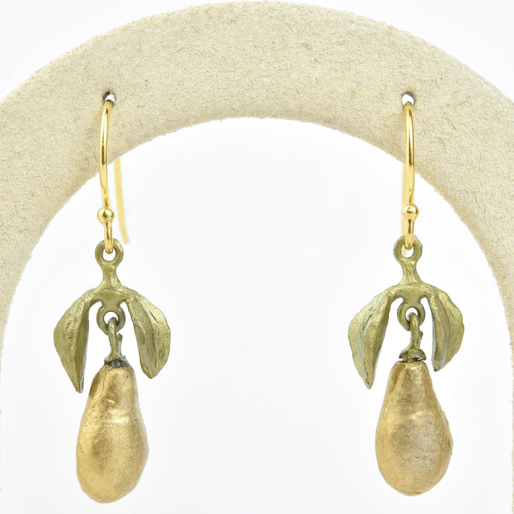 Golden Pear Earrings - Goldmakers Fine Jewelry