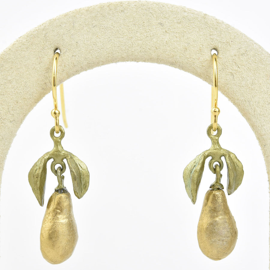 Golden Pear Earrings - Goldmakers Fine Jewelry
