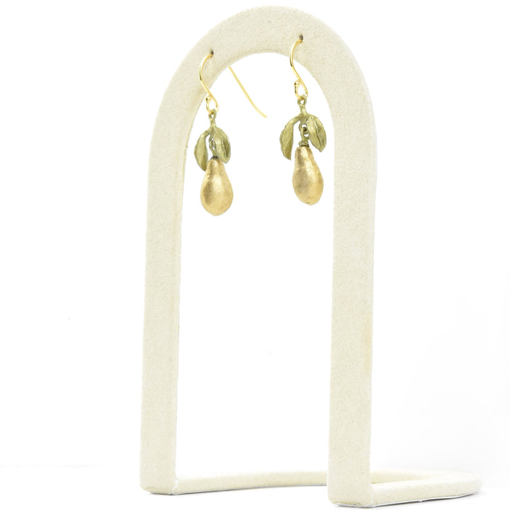 Golden Pear Earrings - Goldmakers Fine Jewelry