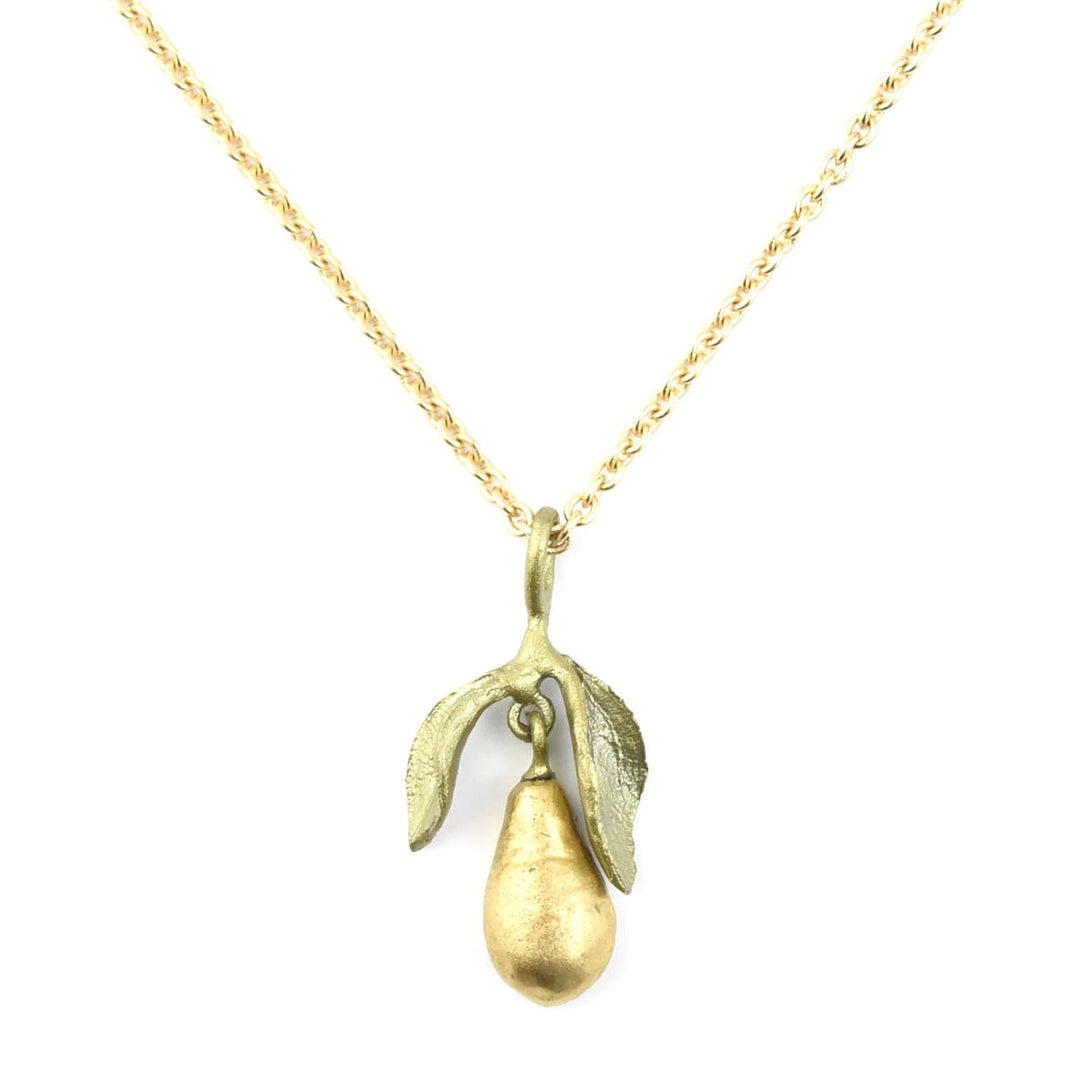 Golden Pear Necklace