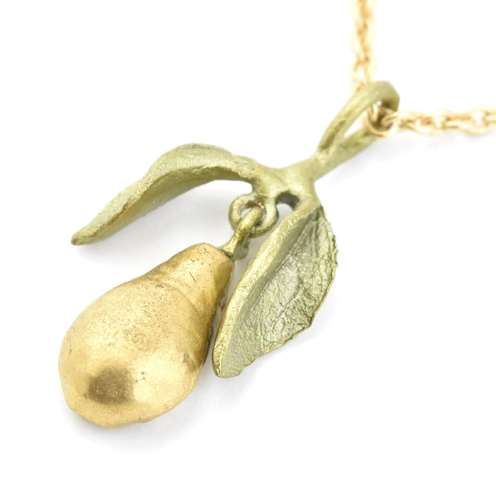 Golden Pear Necklace