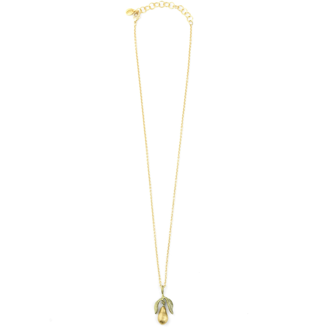 Golden Pear Necklace