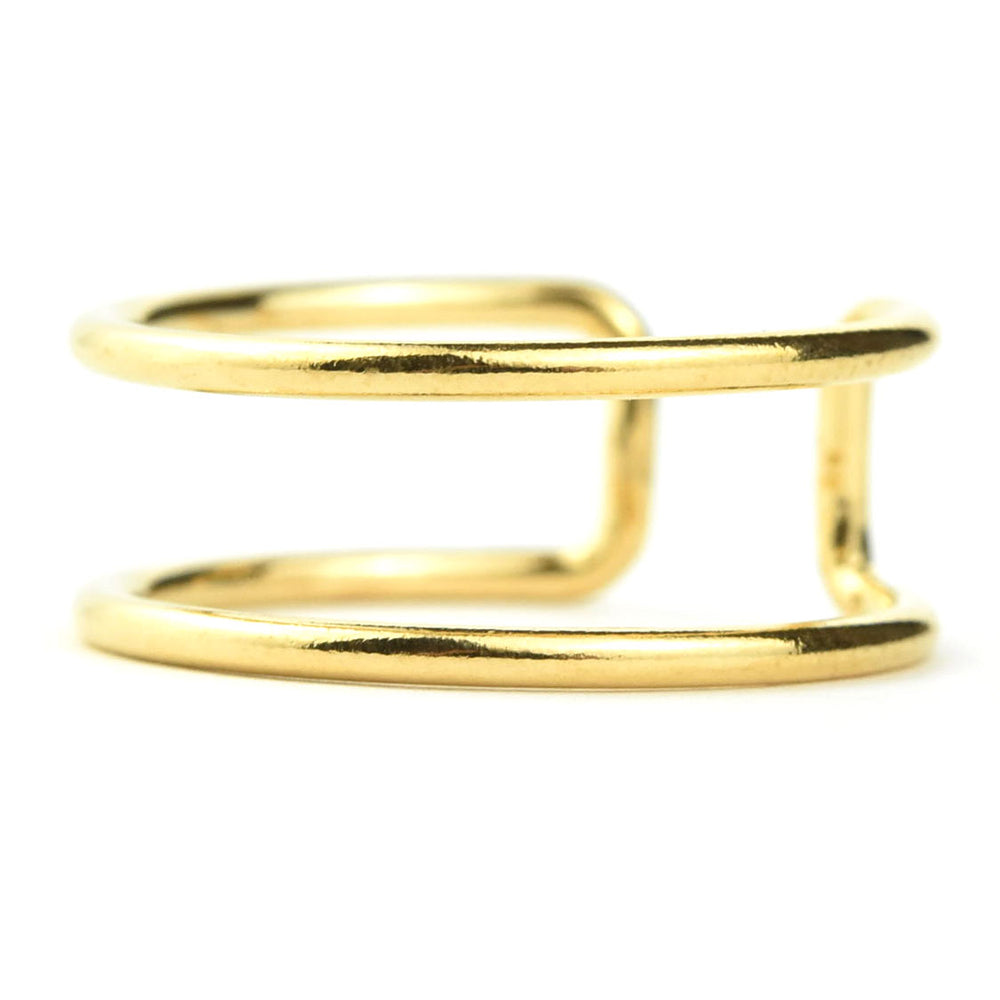 Gold Filled Double Cuff Ring - Goldmakers Fine Jewelry