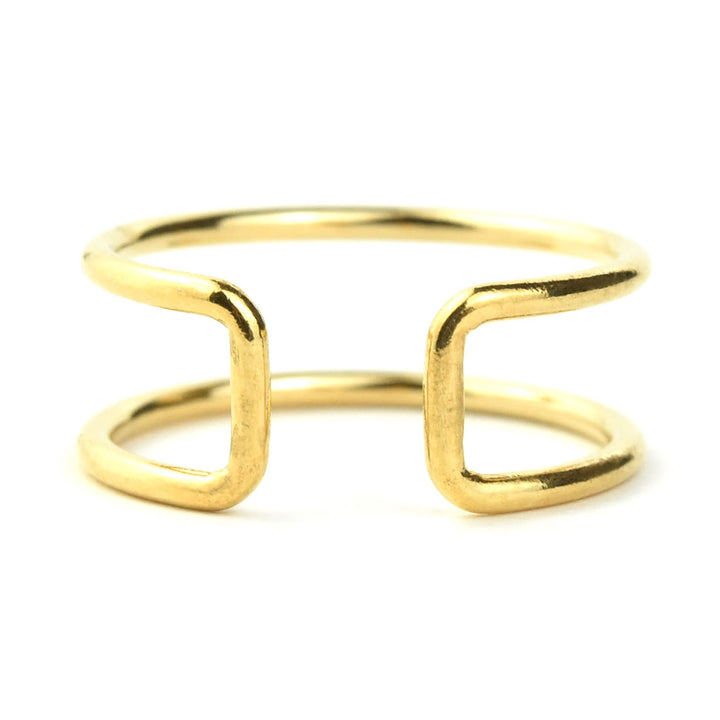 Gold Filled Double Cuff Ring - Goldmakers Fine Jewelry