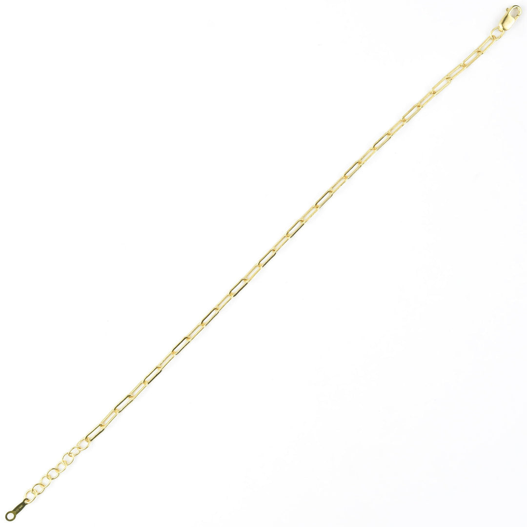 Gold Filled Medium Paperclip Chain Bracelet - Goldmakers Fine Jewelry