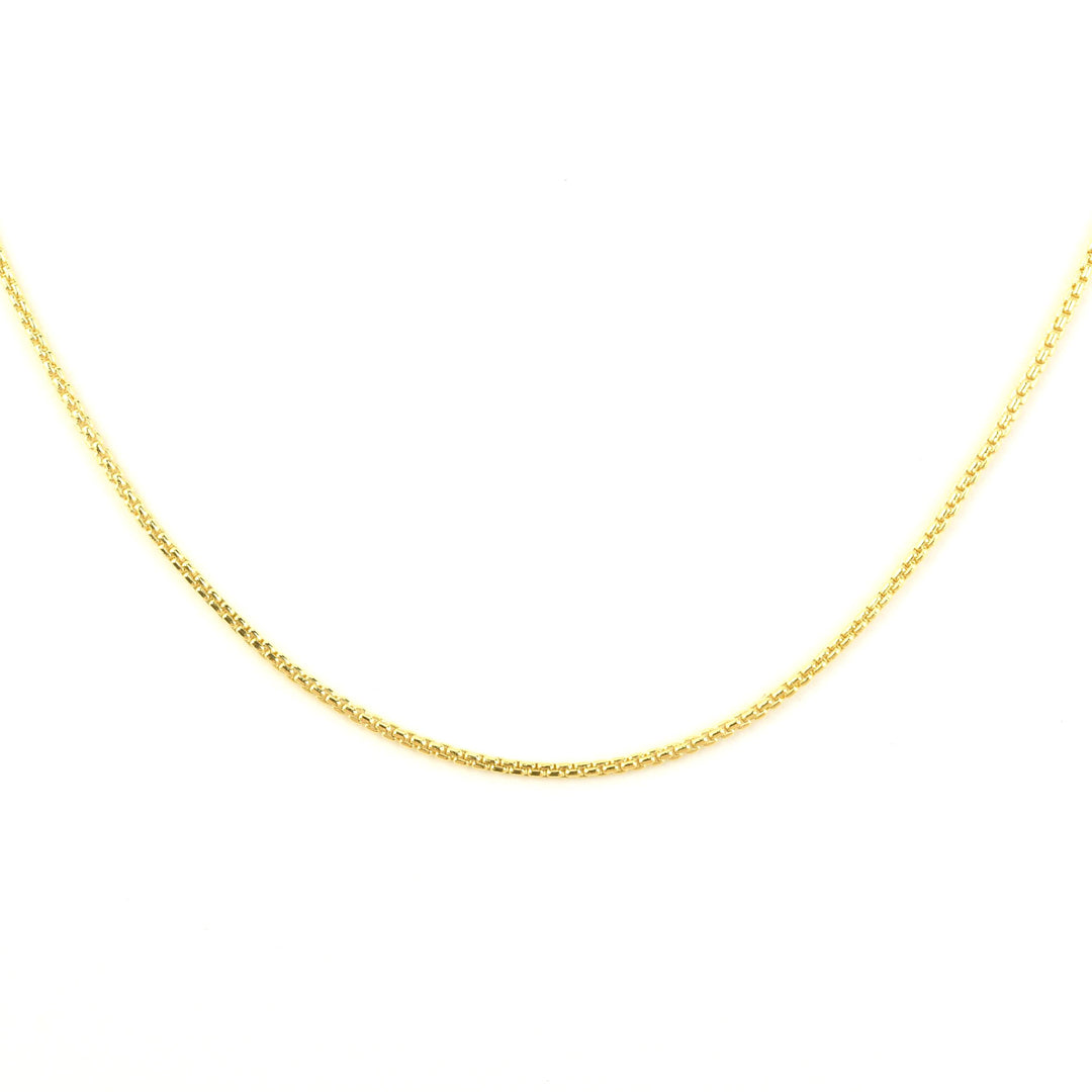 Gold Filled Adjustable Venetian Box Chain