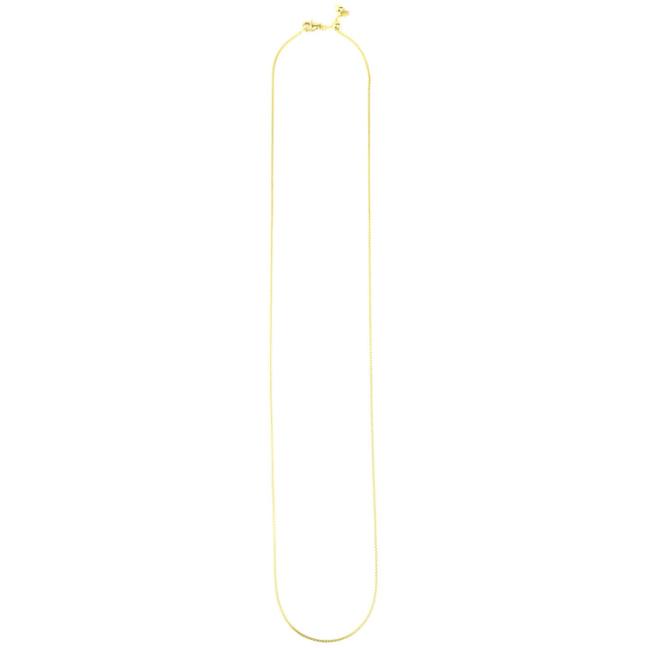 Gold Filled Adjustable Venetian Box Chain
