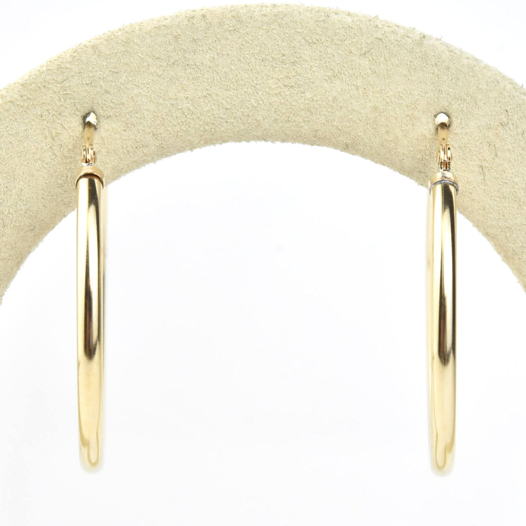Gold Filled Hoops, 25mm
