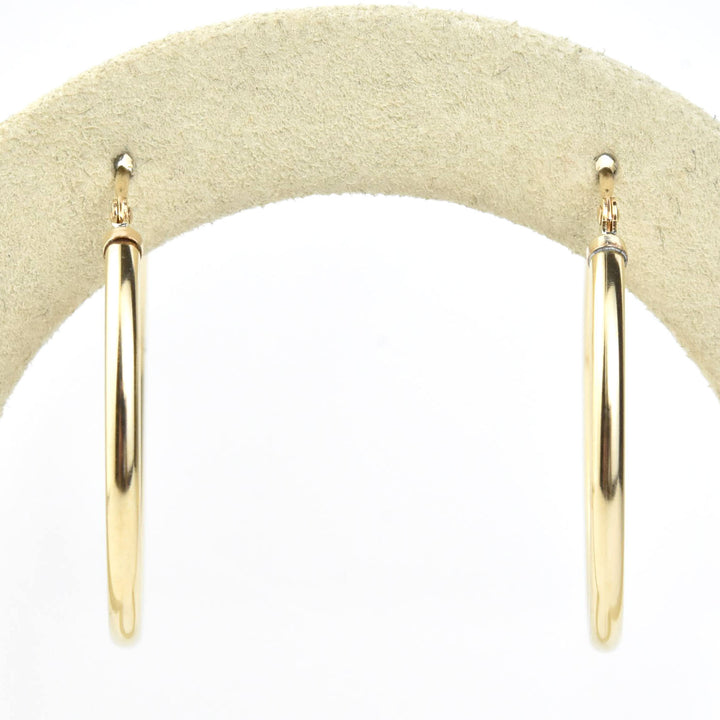 Gold Filled Hoops, 25mm