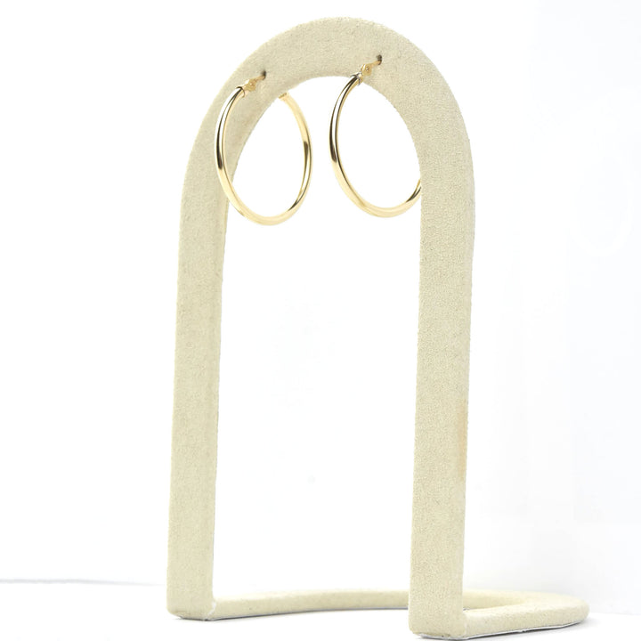 Gold Filled Hoops, 25mm