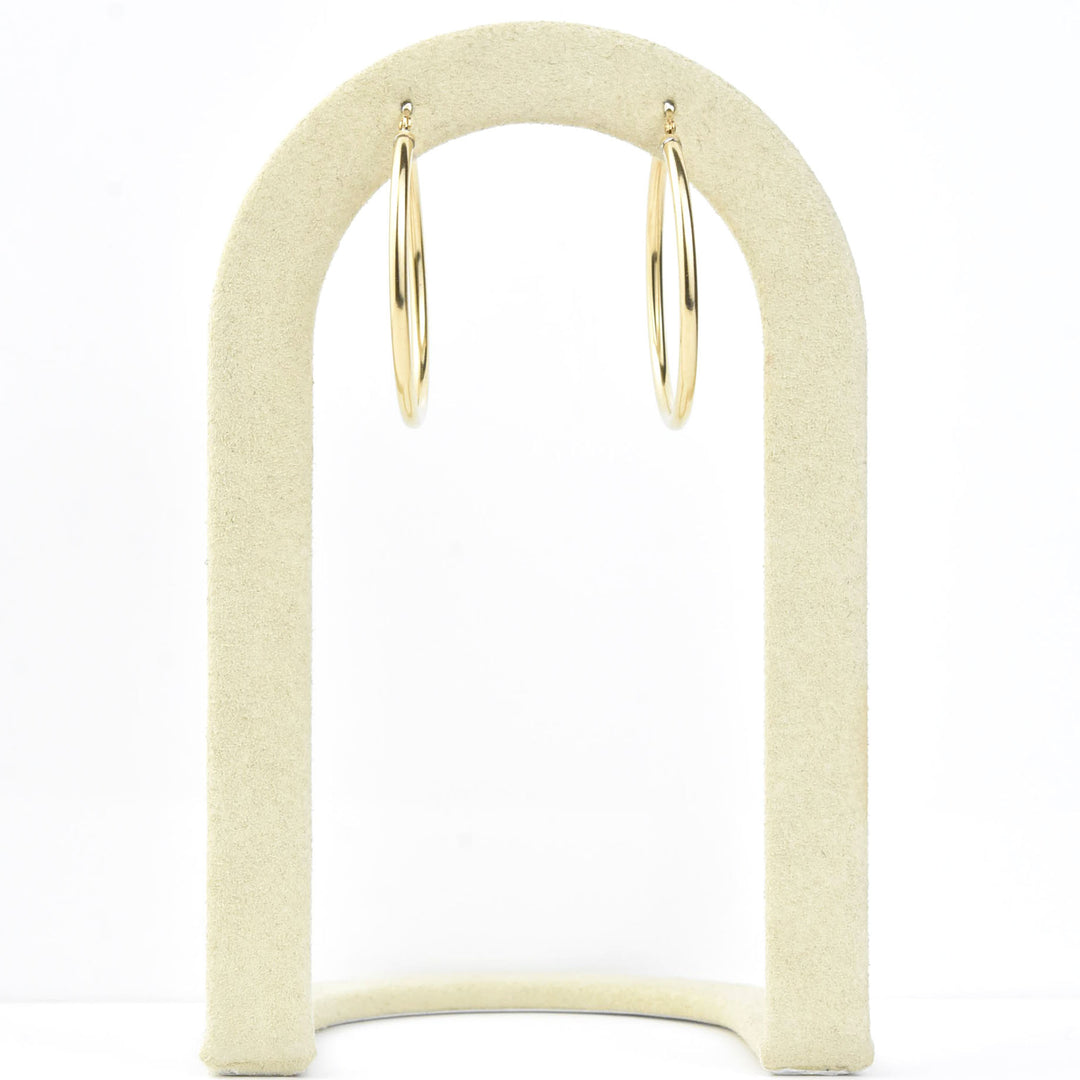Gold Filled Hoops, 30mm
