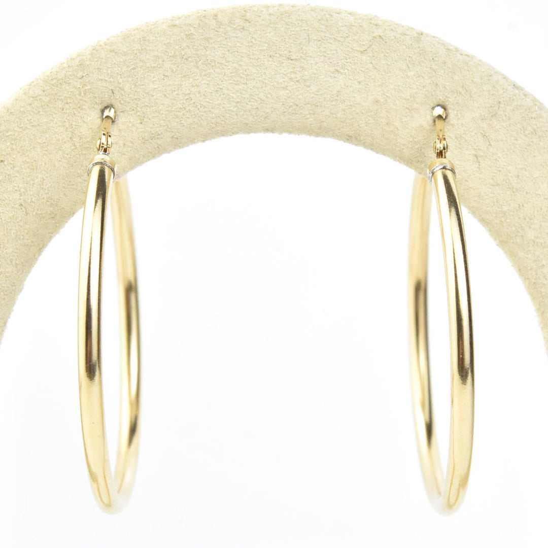 Gold Filled Hoops, 30mm