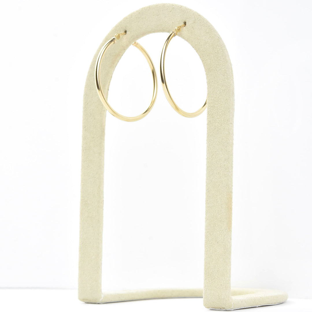 Gold Filled Hoops, 30mm