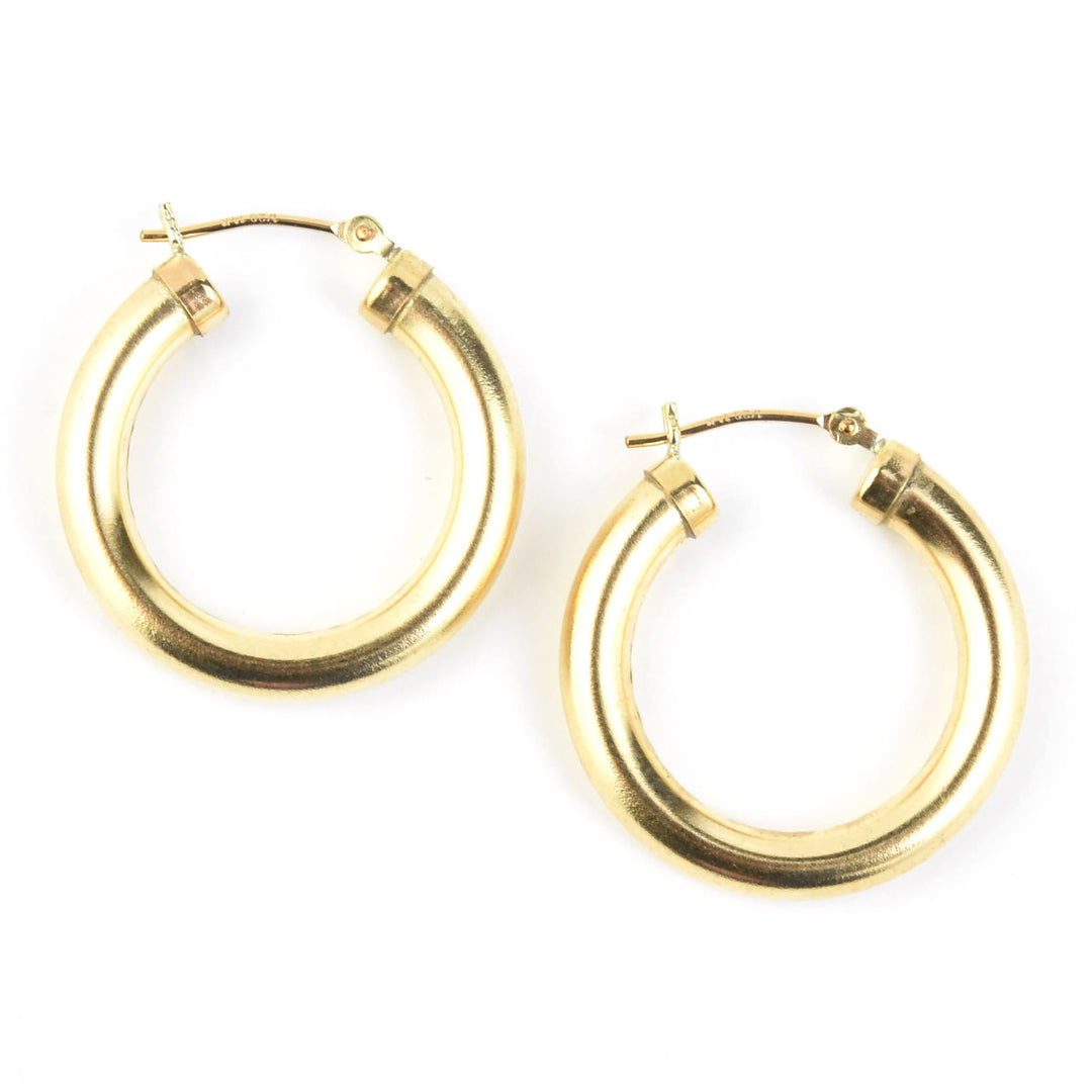 Gold Filled Hoops, 4mmx25mm
