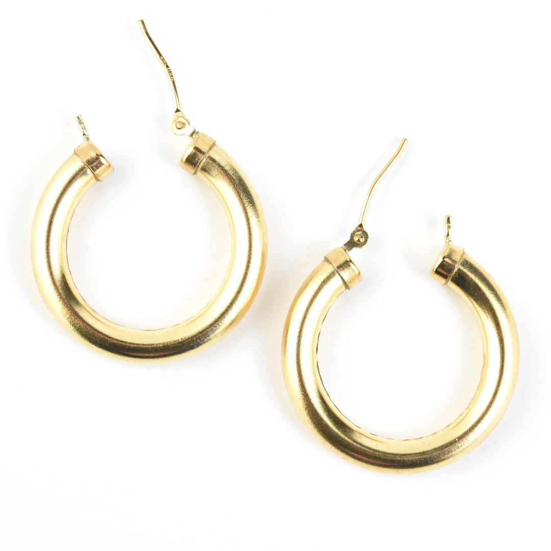 Gold Filled Hoops, 4mmx25mm
