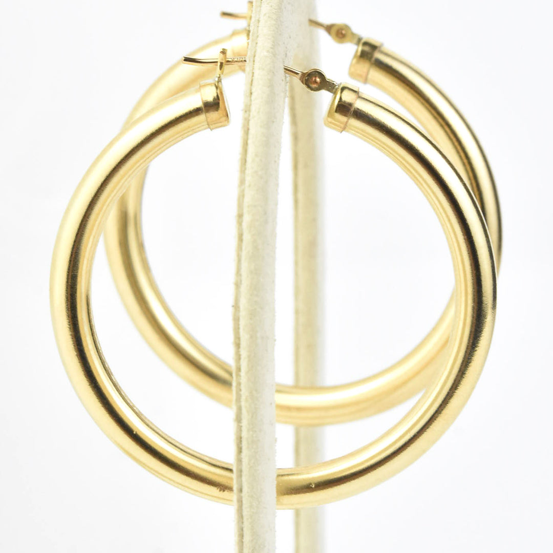 Gold Filled Hoops, 4mmx40mm