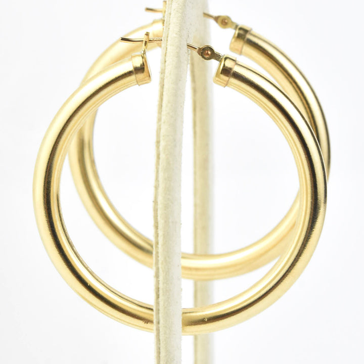 Gold Filled Hoops, 4mmx40mm
