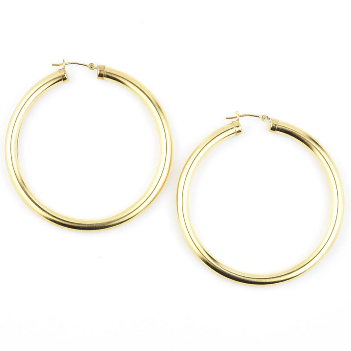 Gold Filled Hoops, 4mmx50mm
