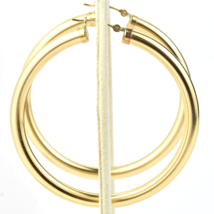 Gold Filled Hoops, 4mmx50mm