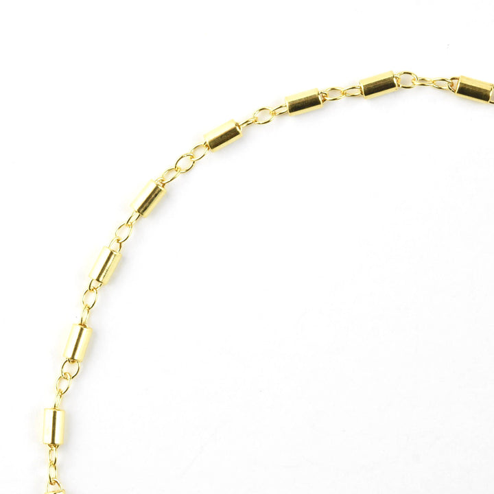 Gold Filled Tube Chain Bracelet