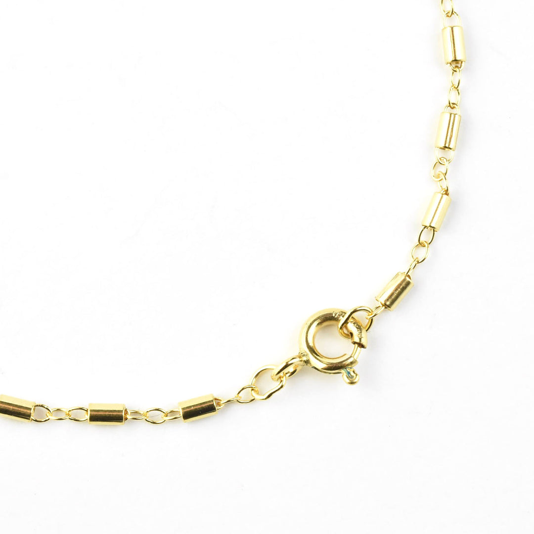 Gold Filled Tube Chain Bracelet