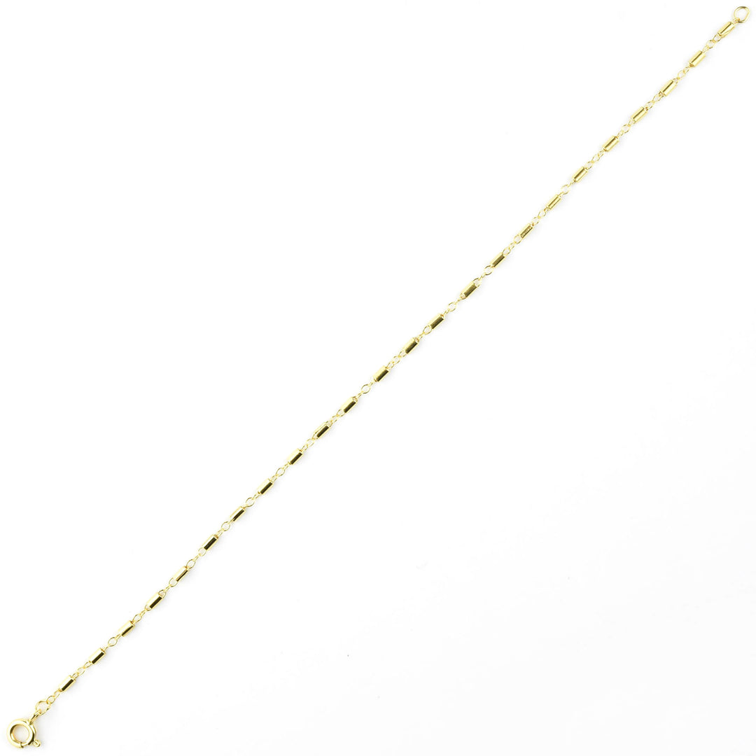 Gold Filled Tube Chain Bracelet