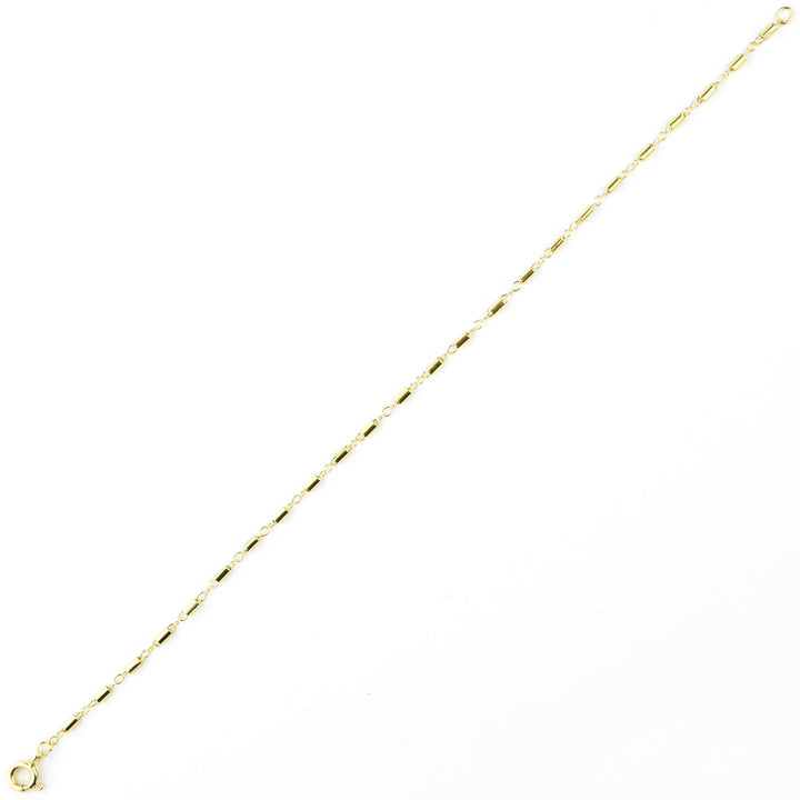 Gold Filled Tube Chain Bracelet