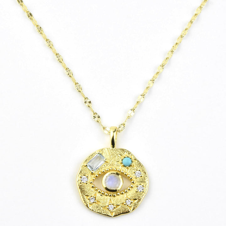 Good Luck Eye & Star Necklace