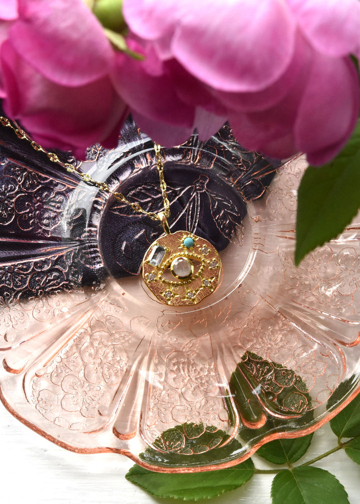 Good Luck Eye & Star Necklace