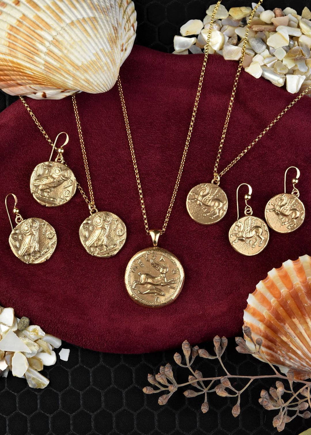 Pegasus Coin Necklace