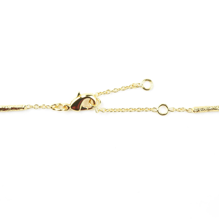 Green Tourmaline Station Necklace - Goldmakers Fine Jewelry